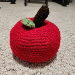 Crochet Red Apple